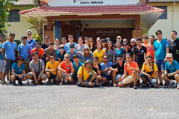 CSR Team Building Event at Pattaya Orphanage Thailand