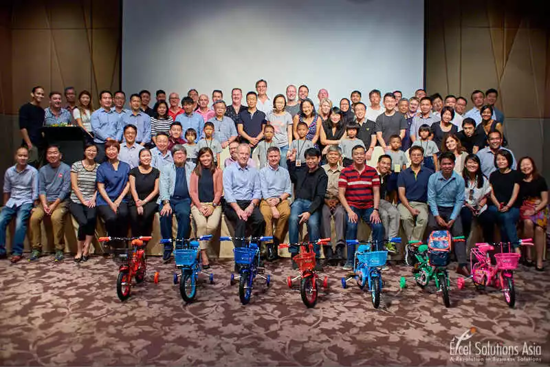 Corporate Group Bike Build Thailand