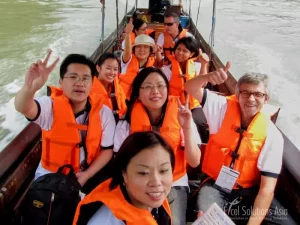 Corporate Teamwork Chao Phraya River Long Tail Boat Races