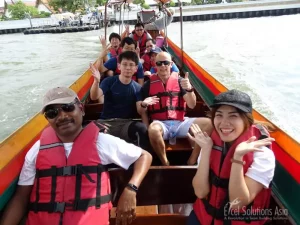 Long-Tail Boat Race Bangkok Thailand