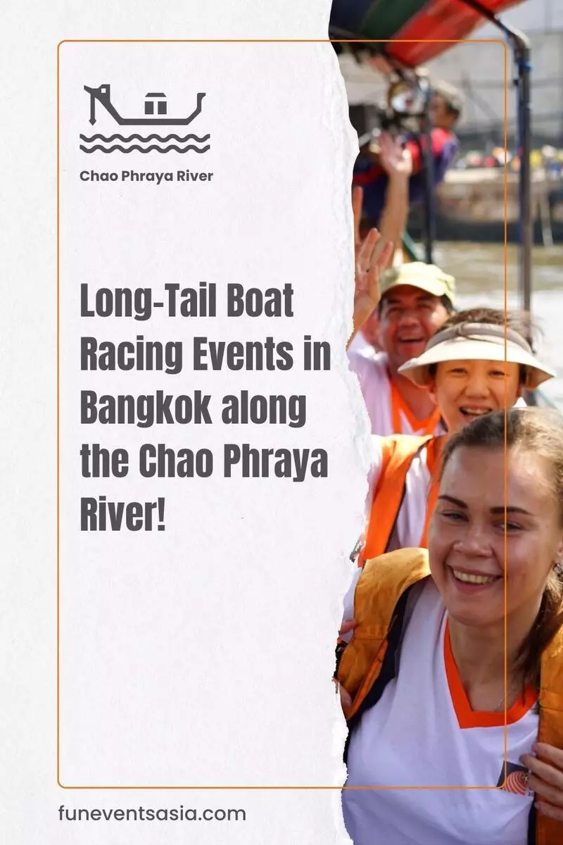 Navigating teamwork on Chao Phraya BKK river: Long Tail boat team building experience