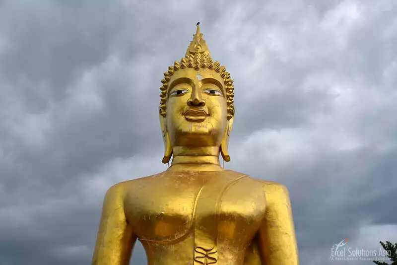 Lord Buddha Statue at e temple in Pattaya