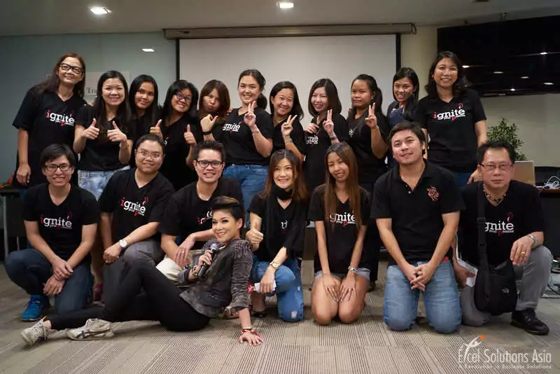 Ngite clients on a team building Thailand event
