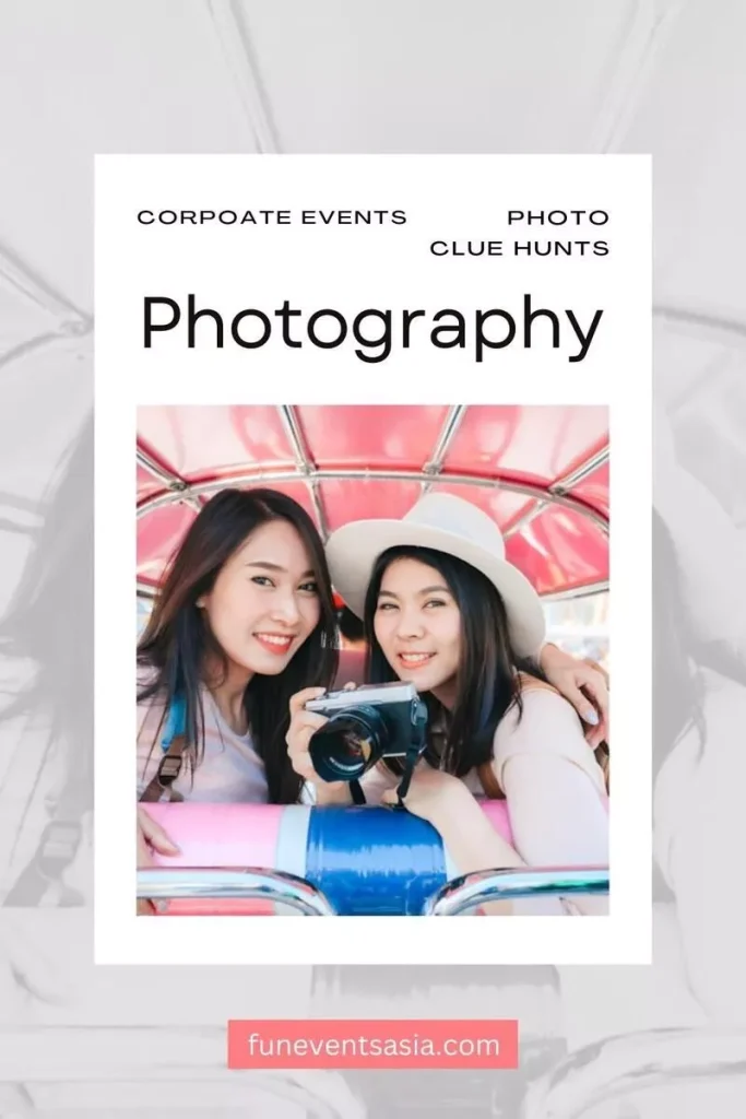Snap, collaborate, and bond: Corporate photography team building with photo hunts in Thailand