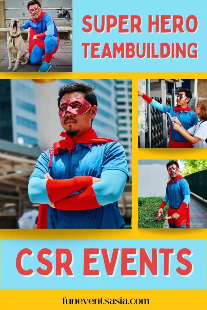 Super Hero Team Building Thailand Banner